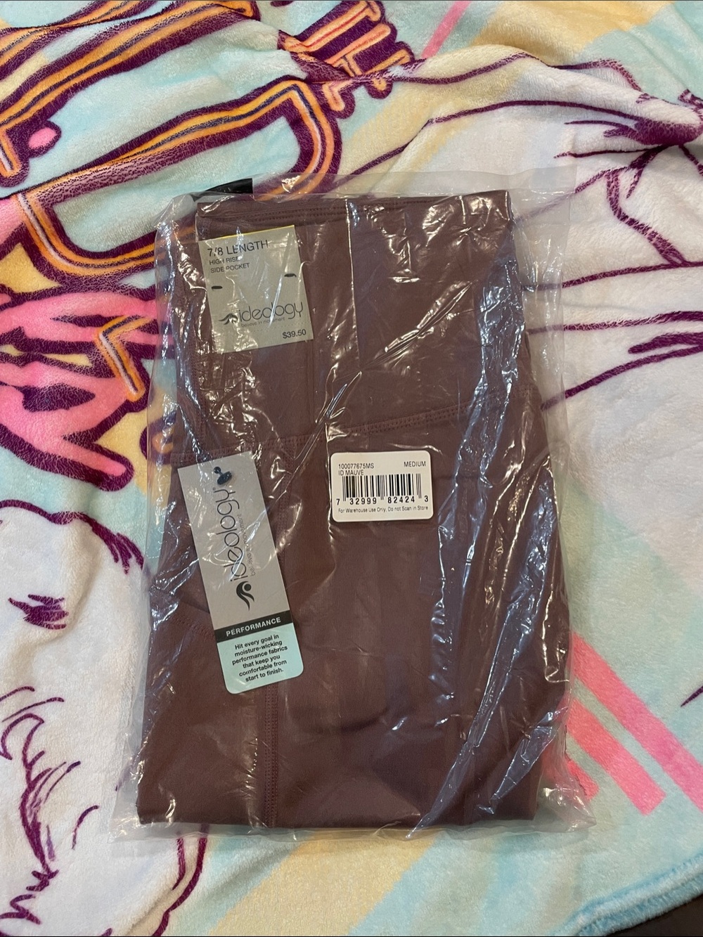 Ideology Women's Leggings — Mauve Brown